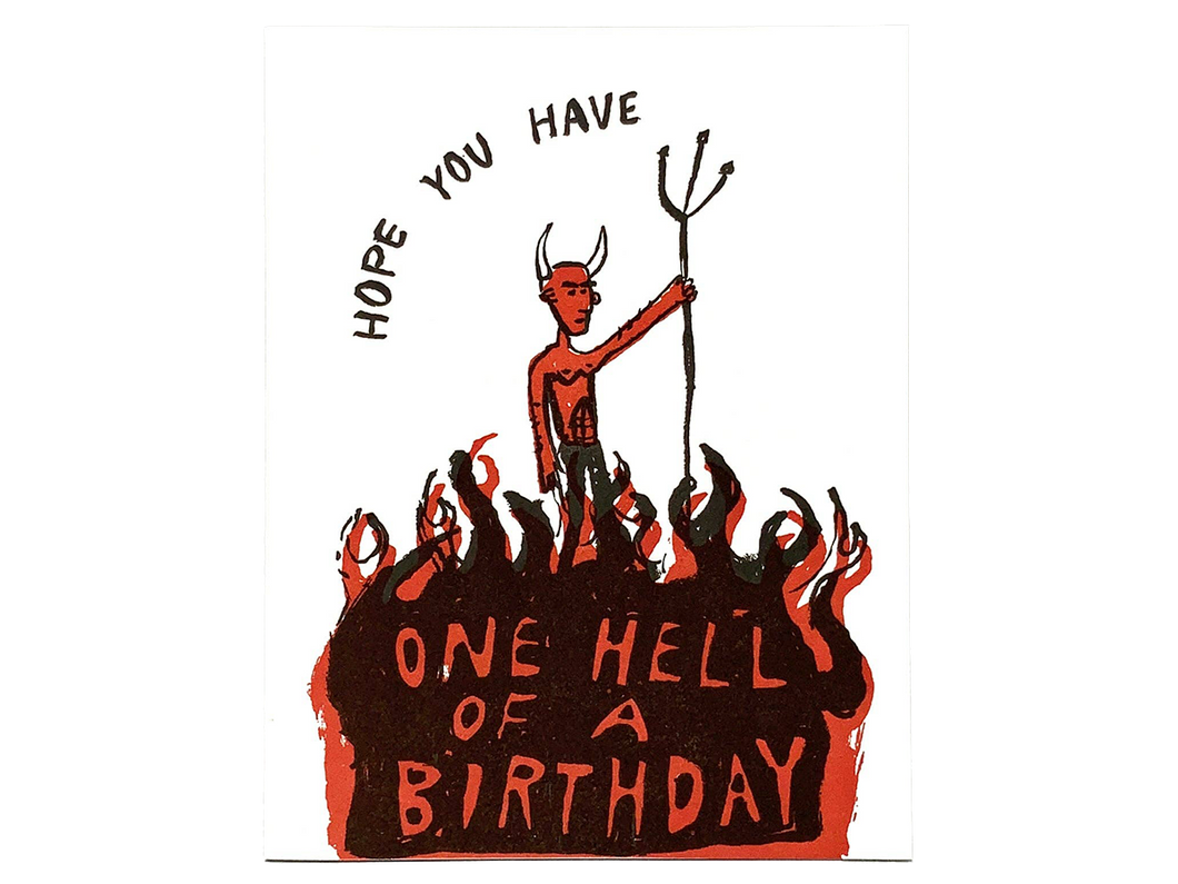 One Hell of a Birthday, Single Card