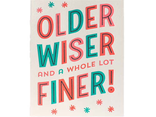 Older Wiser Finer, Single Card