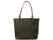 Waxed Canvas Market Tote