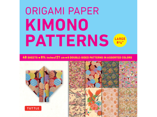 Origami Paper, Kimono Patterns, Set of 48