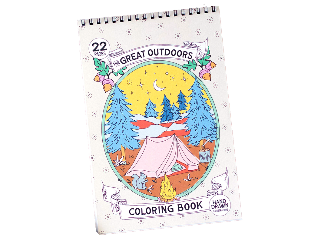 Outdoor Adventure Coloring Book