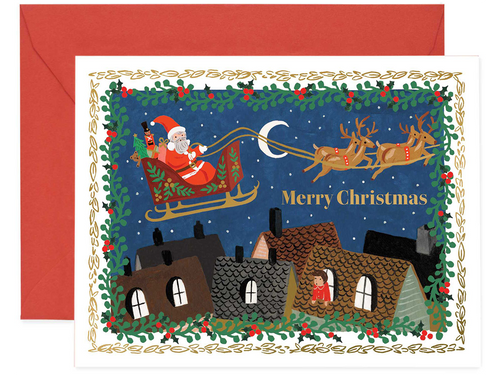 Over The Rooftops, Greeting Card