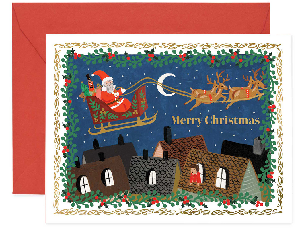 Over The Rooftops, Greeting Card