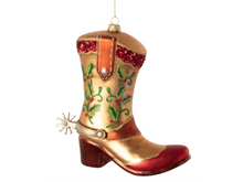 Oversized Western Boot Ornament