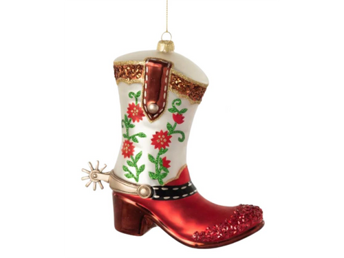 Oversized Western Boot Ornament