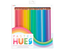 Pastel Hues Colored Pencils, Set of 24