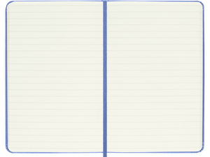 Pocket Hard Cover Ruled Notebook, Hydrangea Blue