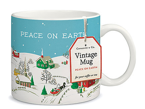 Peace on Earth Vintage Mug