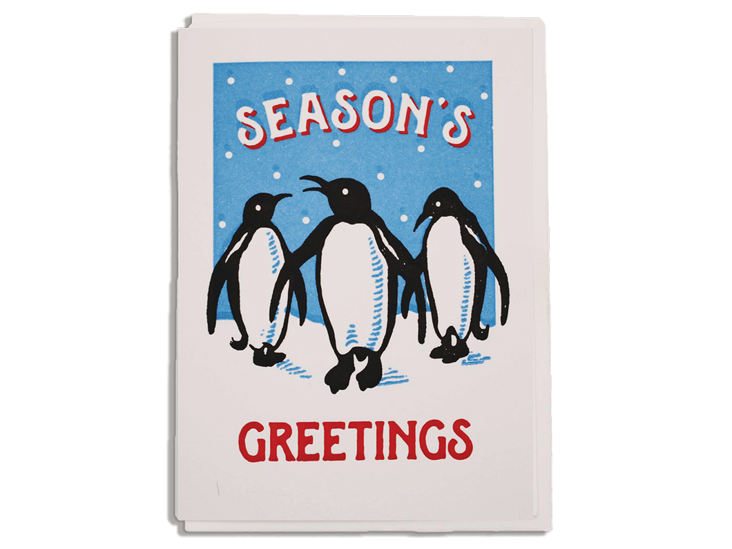 Holiday Penguin, Single Card