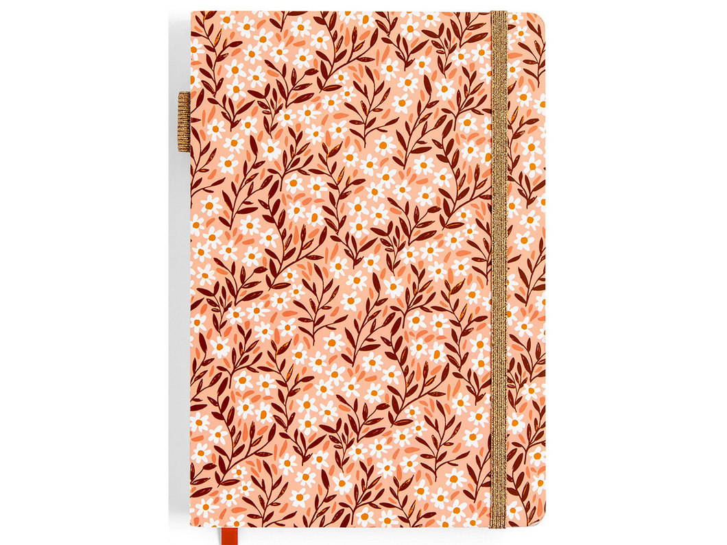 Pink Daisy Lined Journal