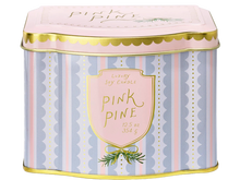 Pink Pine Printed Tin Candle
