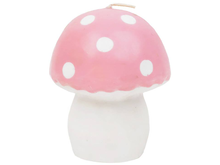 Pink Mushroom Candle
