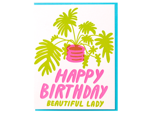 Plant Lady Birthday, Single Card