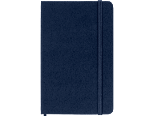 Pocket Hard Cover Ruled Journal, Sapphire Blue