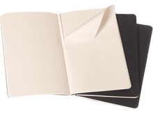 Set of 3 Pocket Cahier Squared, Black