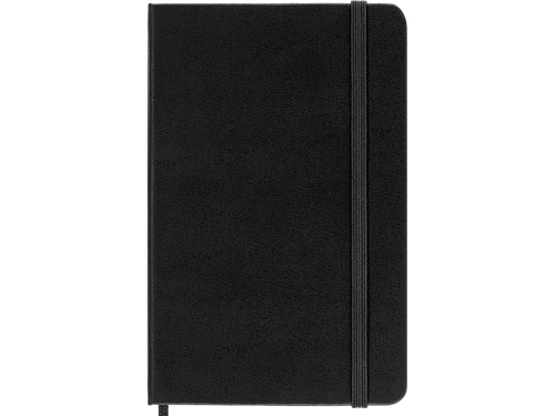 Pocket Soft Cover Plain Notebook, Black