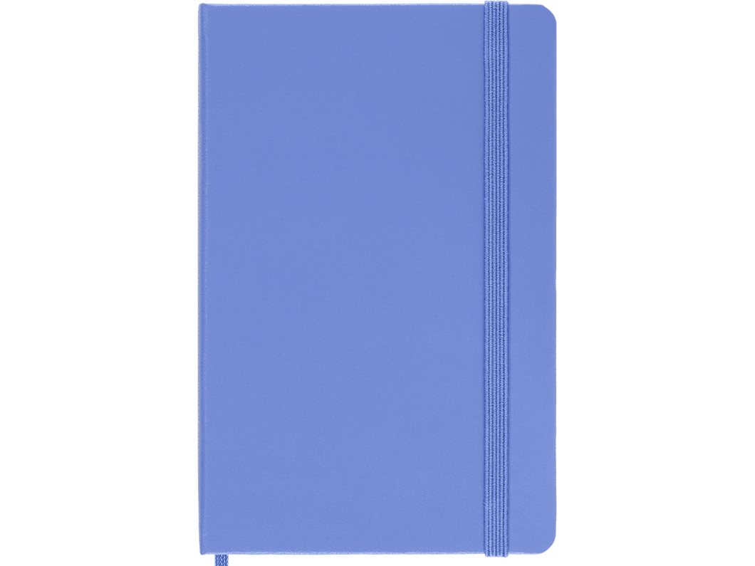 Pocket Hard Cover Ruled Notebook, Hydrangea Blue