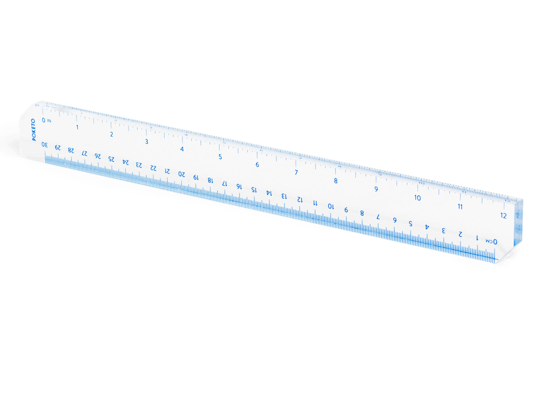Acrylic Straight Edge Ruler – Noteworthy Paper & Press