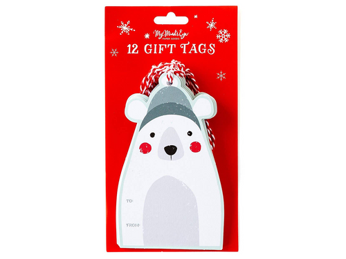 Polar Bear Over-Sized Gift Tags, Set of 12