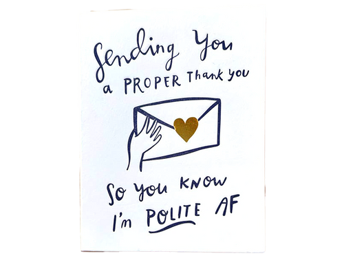 Polite AF, Single Card