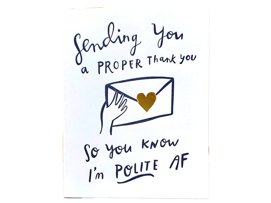 Polite AF, Single Card