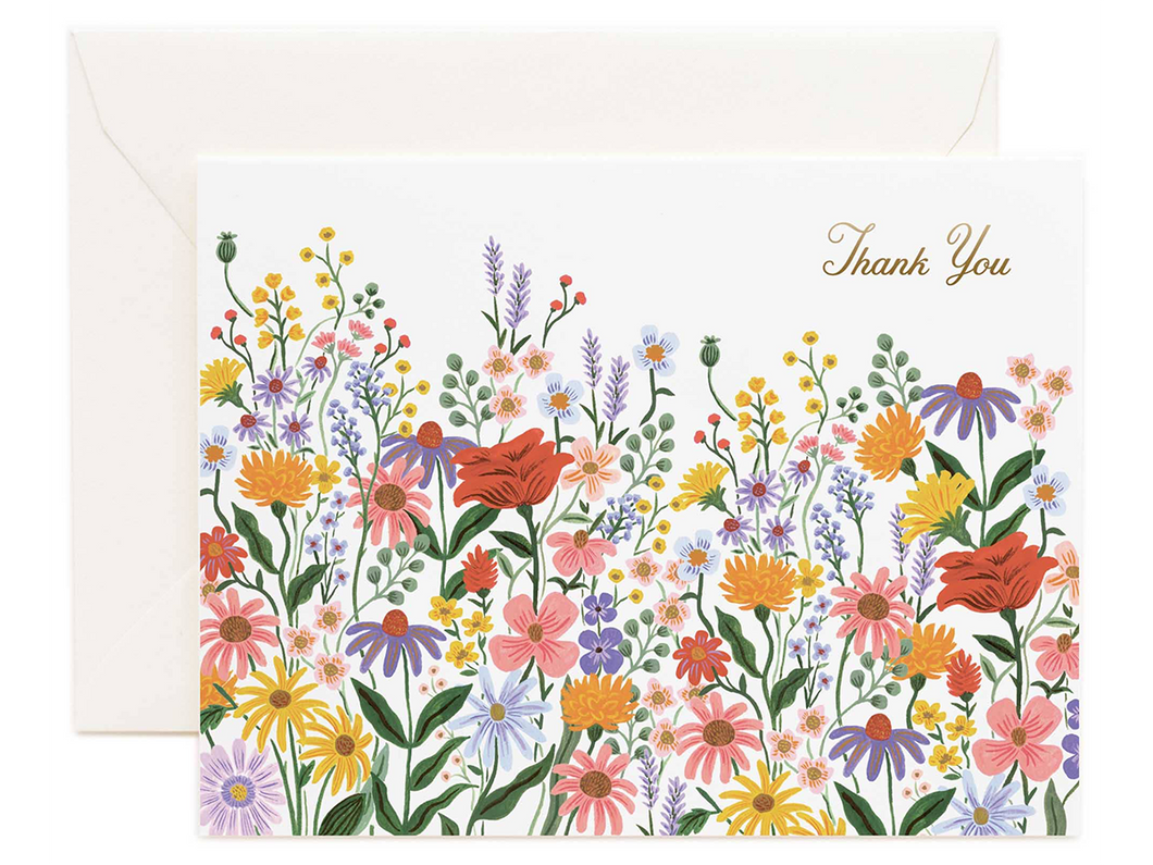 Prairie Garden Thank You, Single Card