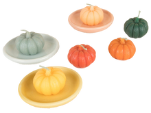 Mini Rainbow Pumpkin Candles