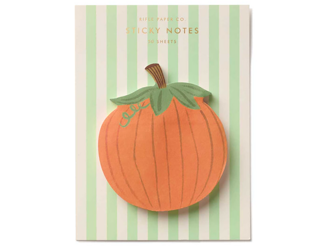 Pumpkin Sticky Notes