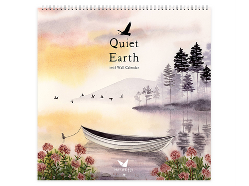 2025 Quiet Earth Wall Calendar