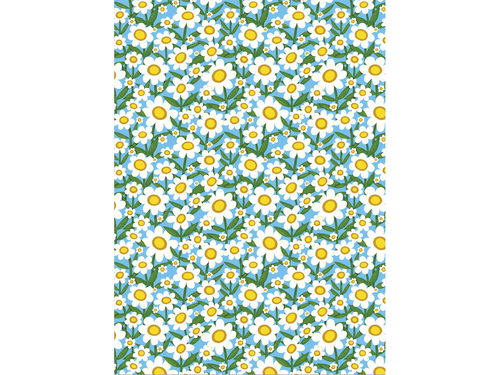 Seventies Daisy Wrapping Paper, Single Sheet