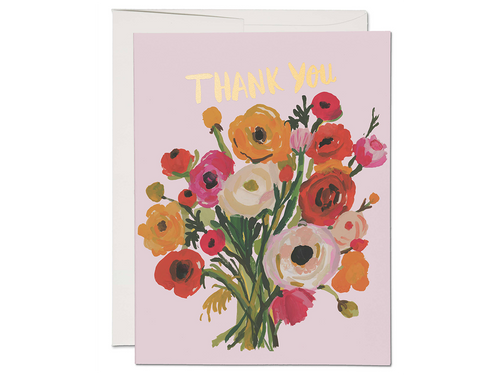 Ranunculus Bouquet Card, Boxed Set of 8