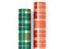 Red & Green Dual Christmas Stone Wrapping Paper