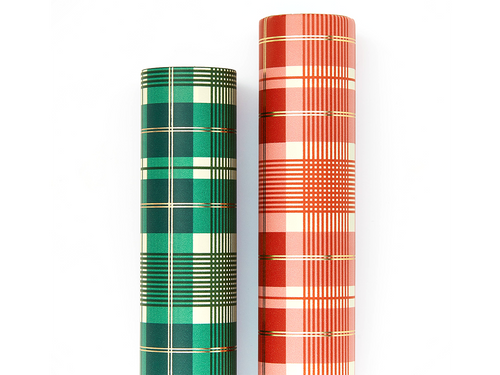 Red & Green Dual Christmas Stone Wrapping Paper