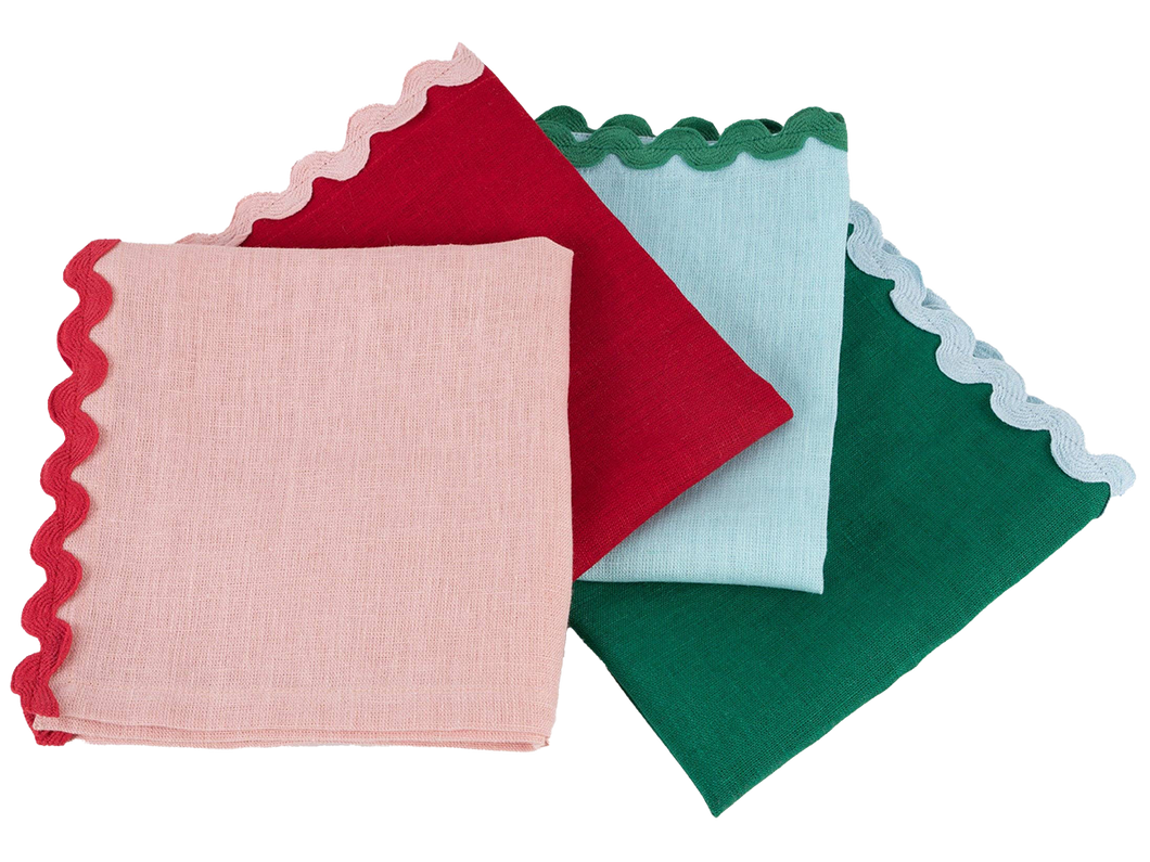 Ricrac Fabric Napkins