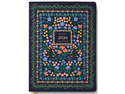 2026 Wildwood 12-Month Embroidered Bookbound Planner