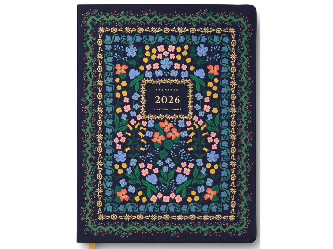 2026 Wildwood 12-Month Embroidered Bookbound Planner