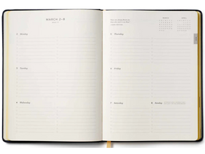 2026 Wildwood 12-Month Embroidered Bookbound Planner