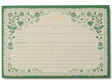 Artichoke Recipe Cards, Set of 12