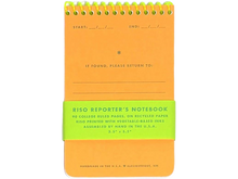 Risograph Reporter's Notebook