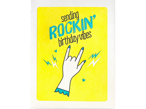 Rockin' Birthday, Single Card