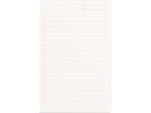 Checklist Notepad