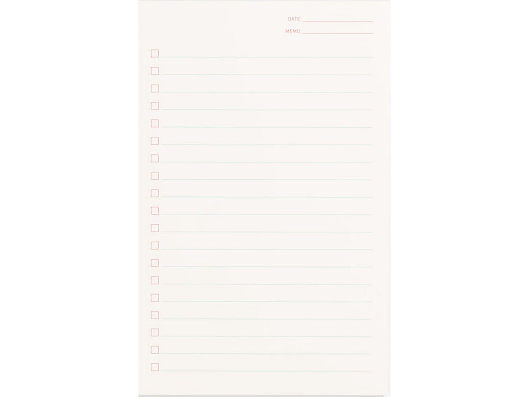 Checklist Notepad