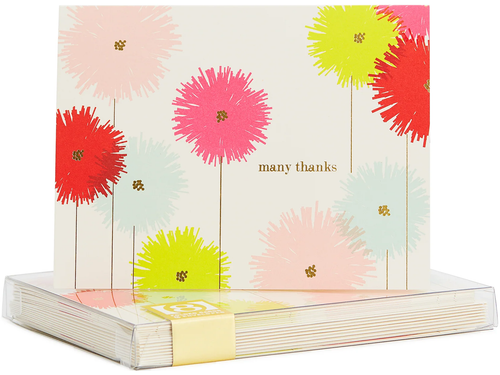 Pom Pom Thank You, Boxed Set of 8