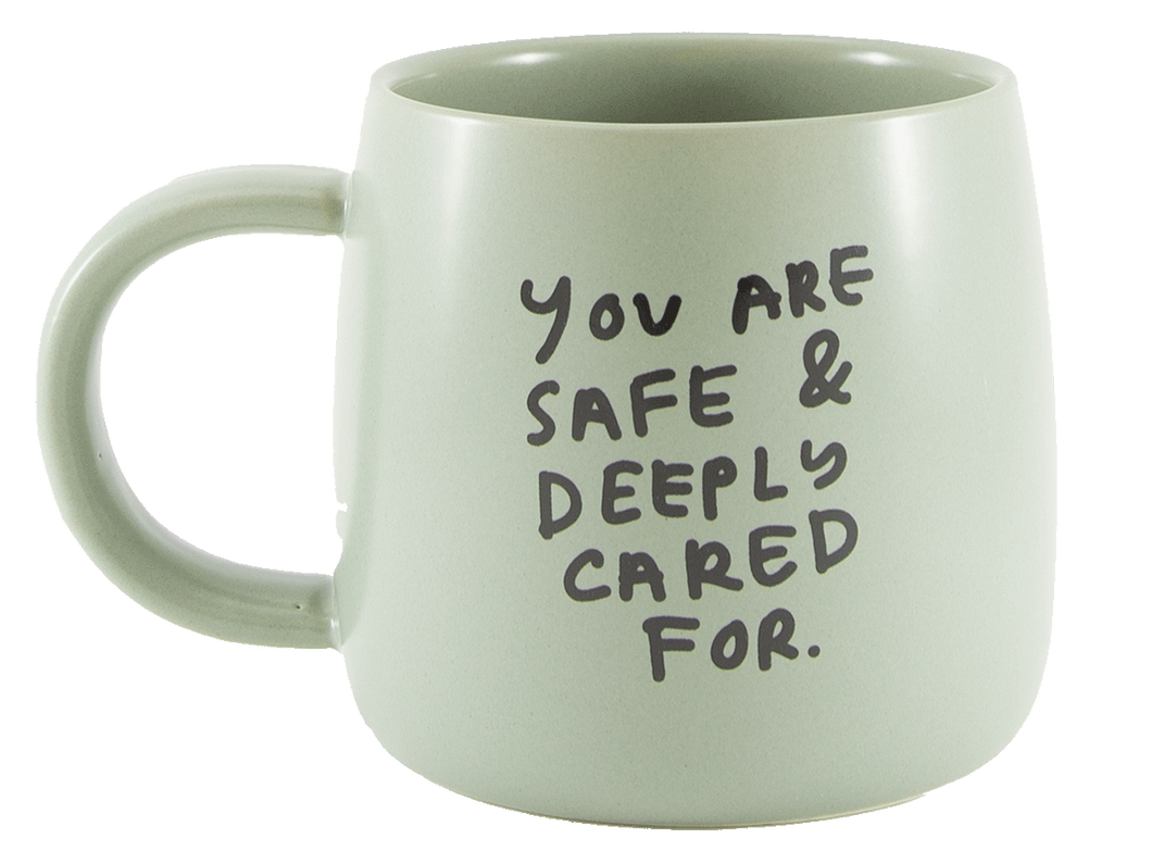 Safe and Cared For Ceramic Mug