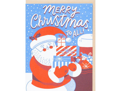 Santa Merry Christmas, Single Card