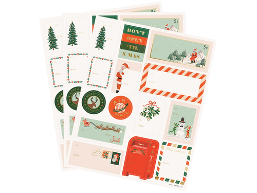 Santa's Workshop Stickers & Labels