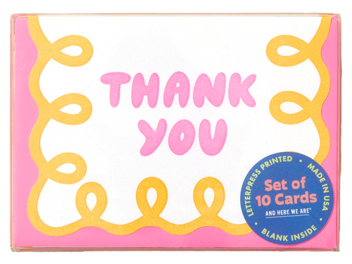 Scallop Thank You, Boxed Set of 10