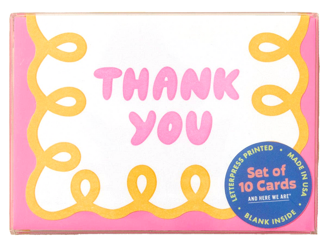 Scallop Thank You, Boxed Set of 10