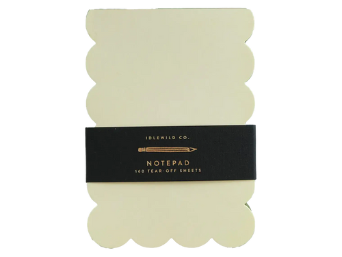 Scalloped Shaped Notepad