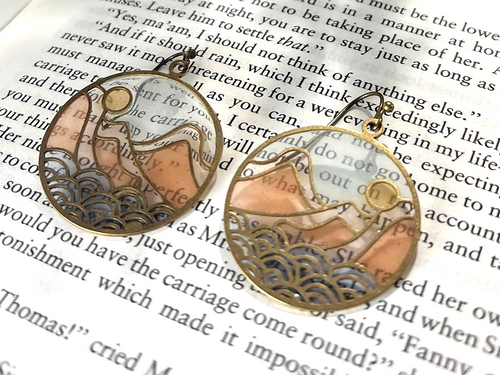 Sea To Summit Stained Glass Resin Earrings